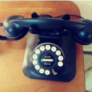 Rare Vintage Black 50s Phone